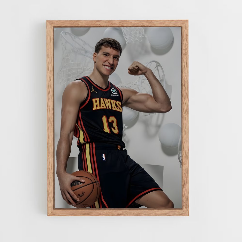 Poster Bogdan bogdanovic – affiche Basketball (vue 4)